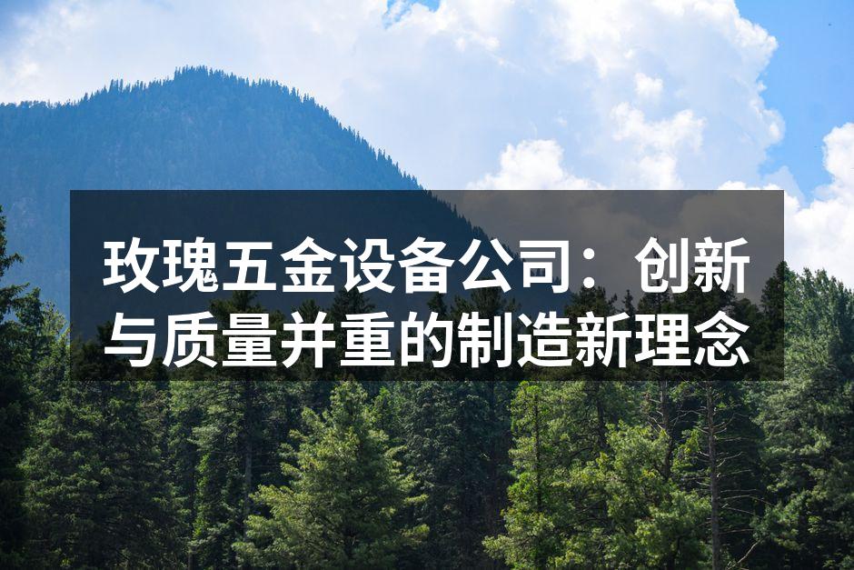 玫瑰五金设备公司自动化生产线